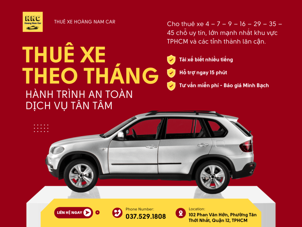 THUÊ XE THEO THÁNG