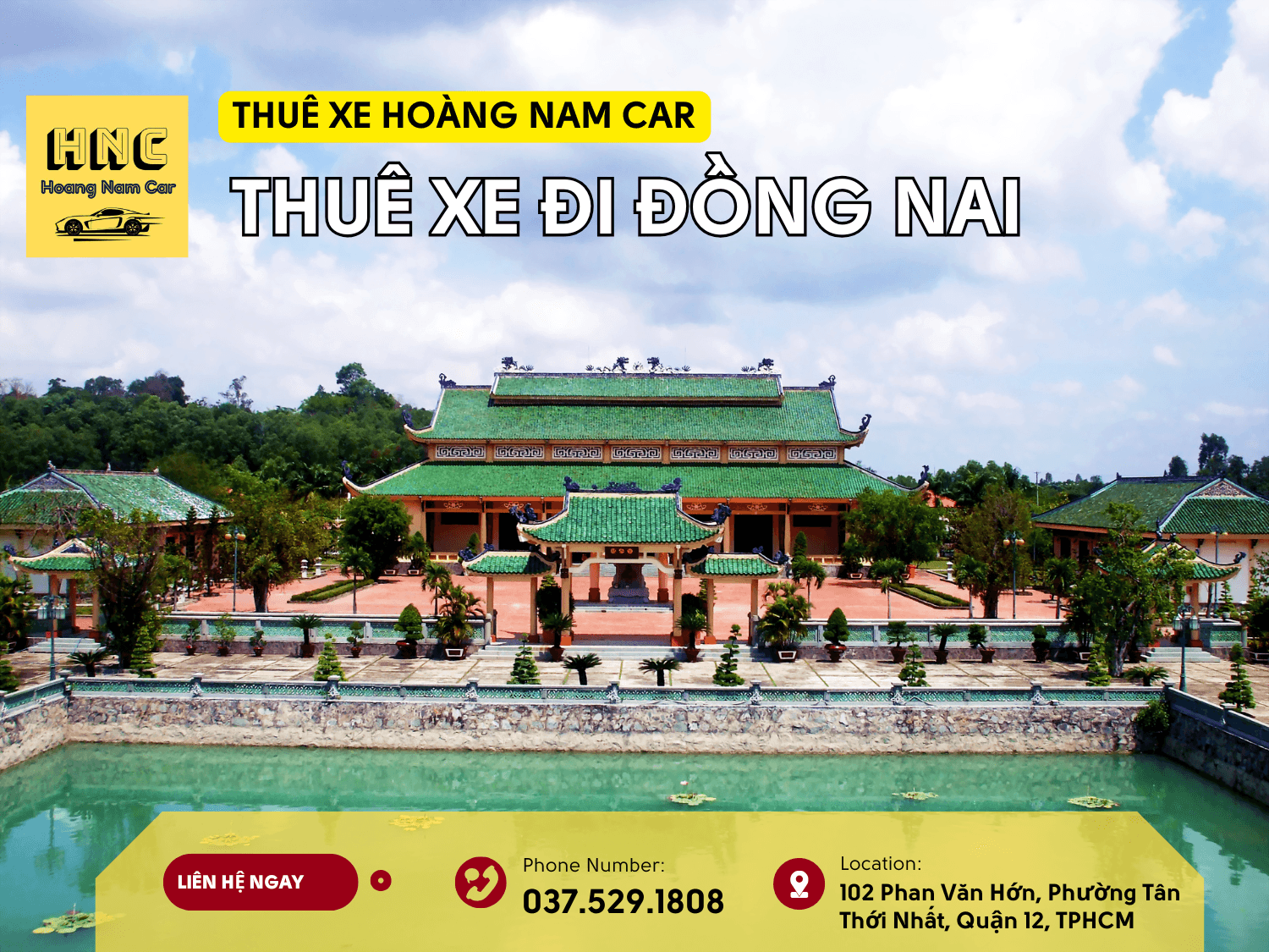 thuê xe di dong nai hoàng nam car